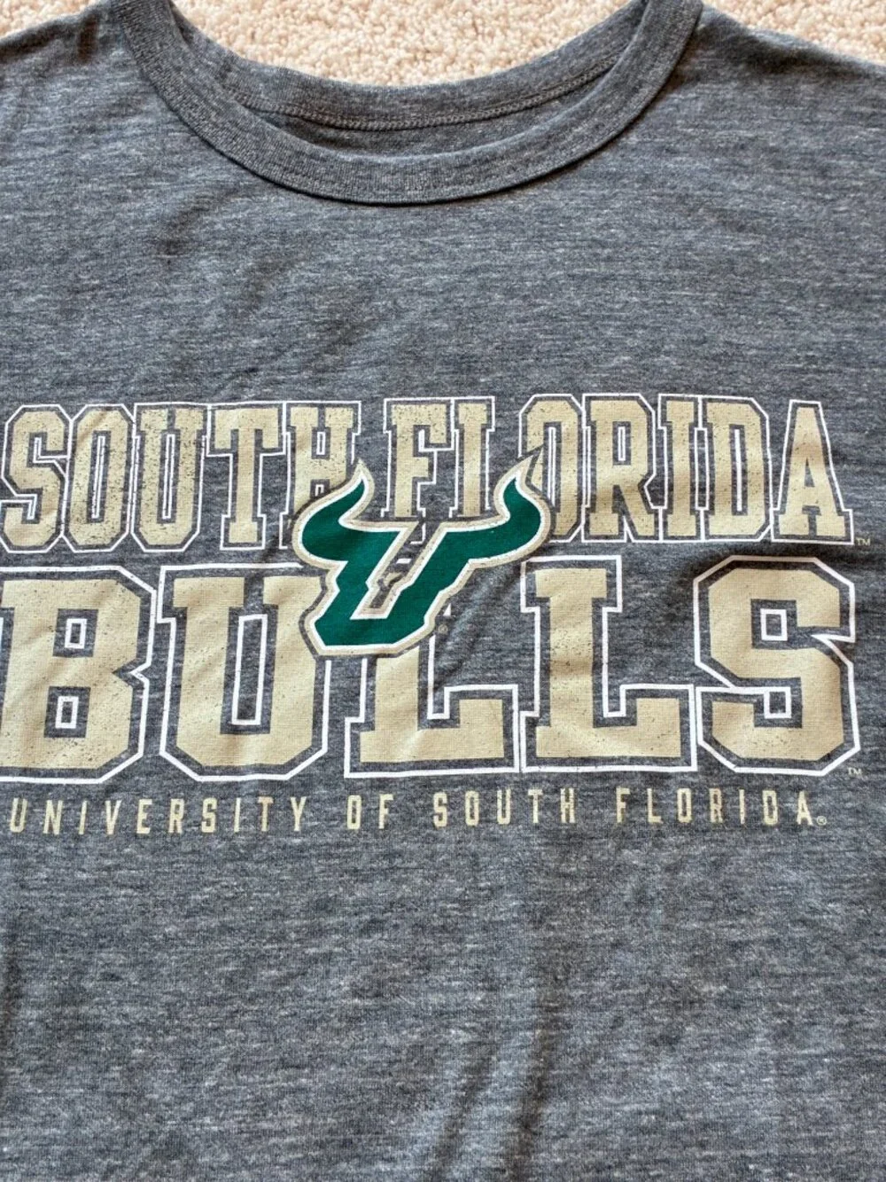 NWOT University of South Florida Bulls Short-sleeve Shirt Top - Picture 2 of 8